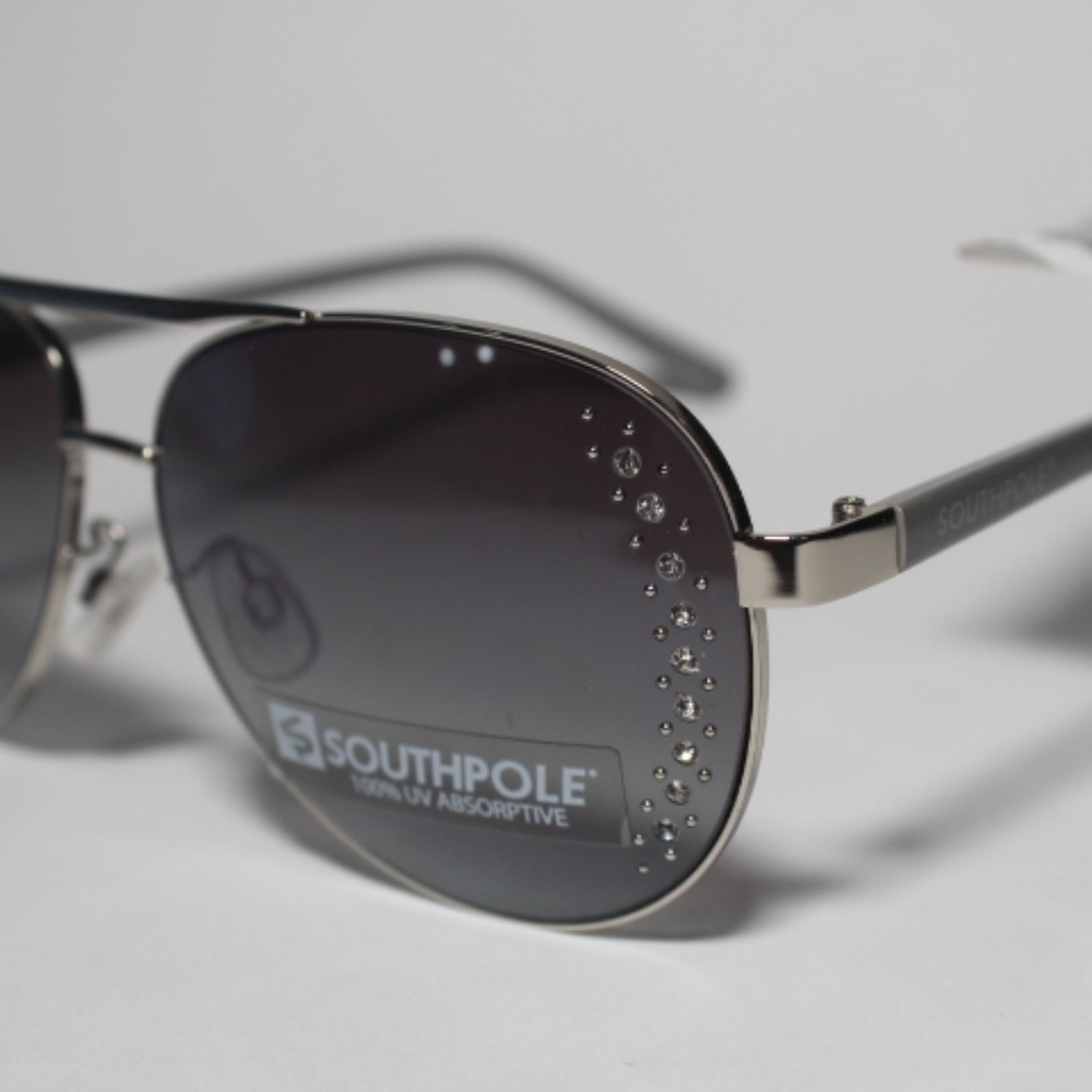 NWT Southpole Womens Grey  Aviator Sunglasses